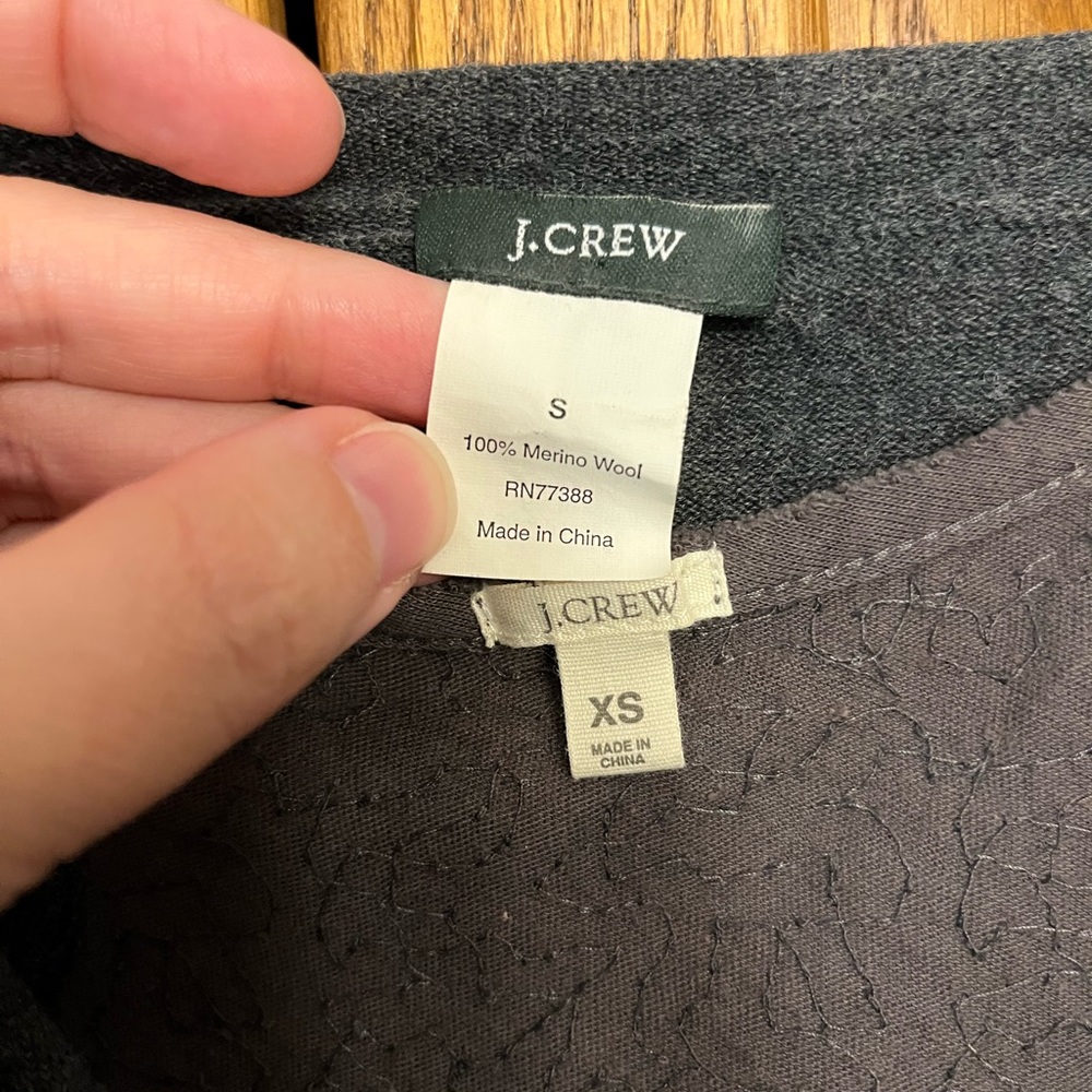 JCrew cardigan and sequined tank. - Picture 4 of 4
